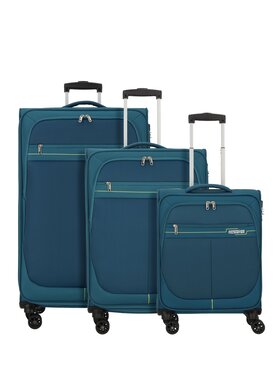 American Tourister American Tourister Komplet walizek 318108 Błękitny