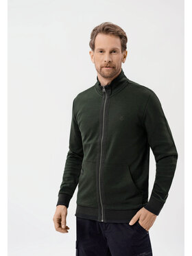 Volcano Volcano Bluza B-VINI Zielony Regular Fit