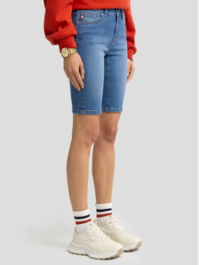 BIG STAR BIG STAR Bermudy SHIRA Niebieski Skinny Fit