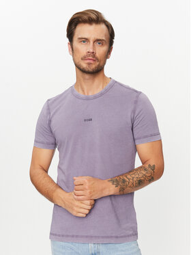 Boss Boss T-Shirt Tokks 50502173 Fioletowy Regular Fit
