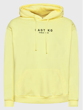 Kaotiko Kaotiko Džemperis Unisex AL006-02-G002 Geltona Relaxed Fit