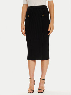 Luisa Spagnoli Luisa Spagnoli Bleistiftrock Maionese 58497 Schwarz Slim Fit