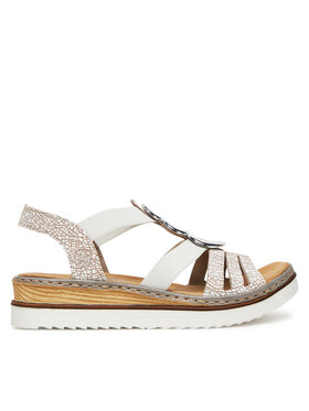 Rieker Rieker Sandalen 679L4-80 Weiß