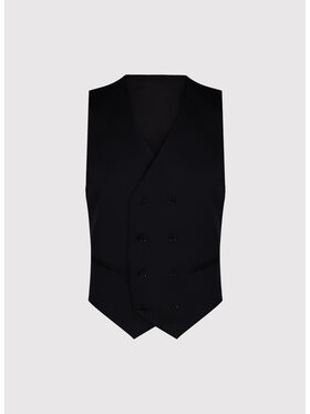 Pako Lorente Pako Lorente Kamizelka garniturowa P26SF-8X-018 Czarny Slim Fit