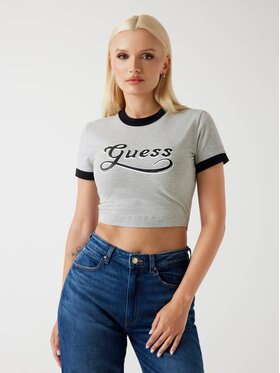 Guess Guess T-Shirt 178543 Szary Classic Fit
