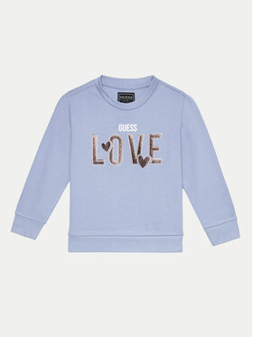 Guess Guess Суитшърт K4BQ03 KAX73 Светлосиньо Regular Fit