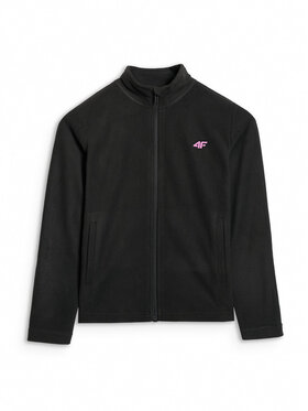 4F 4F Bluza BASIC+ Czarny Slim Fit