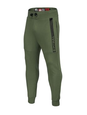 PITBULL PITBULL Spodnie dresowe Spodnie Zielony Regular Fit