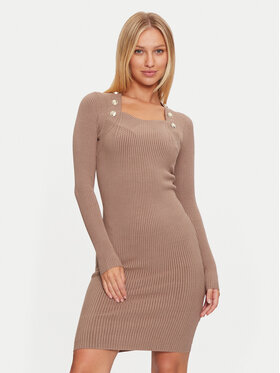 Marciano Guess Marciano Guess Rochie tricotată 4BGK01 5613Z Bej Slim Fit
