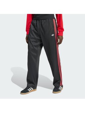 adidas adidas Spodnie dresowe Firebird loose pinstripes Czarny Loose Fit