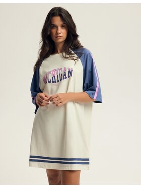 Esotiq Esotiq Koszula nocna 43809 Biały Regular Fit