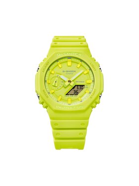 G-Shock G-Shock Zegarek GA-2100-9A9ER Żółty