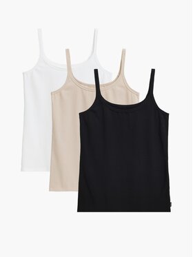 Atlantic Atlantic Top basic Biały Regular Fit