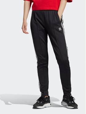 adidas adidas Sportinės kelnės adicolor IB5916 Juoda Slim Fit