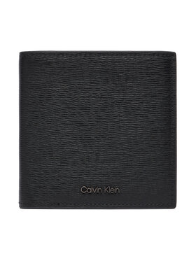 Calvin Klein Calvin Klein Велике Чоловіче Портмоне Saffiano Ew Slim Trifold W Card LV04D1075G Чорний