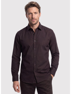 Pako Lorente Pako Lorente Koszula P26WN-1X-029 Brązowy Slim Fit