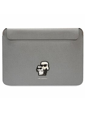 KARL LAGERFELD KARL LAGERFELD Etui na laptopa do 16 cal Srebrny