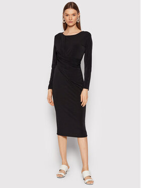 Rinascimento Rinascimento Kokteilinė suknelė CFC0018284002 Juoda Regular Fit