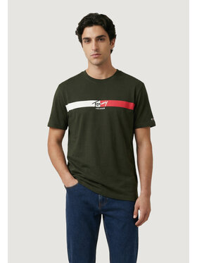 Tommy Jeans Tommy Jeans T-shirt DM0DM22539 Verde Casual Fit