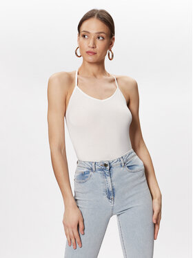 Culture Culture Top Poppy 50102685 Bijela Slim Fit