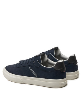 Tommy Hilfiger Superge Th Hi Vulc Low Street Suede FM0FM05112 Mornarsko Modra