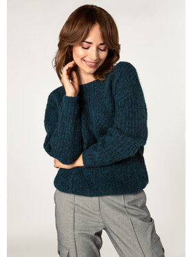 QUIOSQUE QUIOSQUE Sweter Quiosque 6TP005834 Zielony Regular Fit