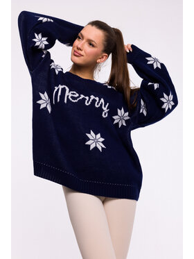 Made of Emotion Made of Emotion Maglione MXS10 Blu scuro Comfort Fit