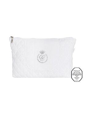 Caramella Caramella Kosmetyczka z kryształami Swarovski® Biały
