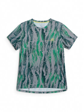 4F 4F Koszulka rowerowa GET LOST FEEL FOUND Zielony Regular Fit