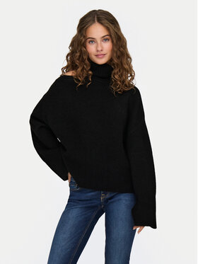 JDY JDY Bluză cu gât Debbie 15339501 Negru Regular Fit