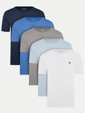 Jack&Jones Jack&Jones Sada 5-triček Brody 12190468 Barevná Regular Fit