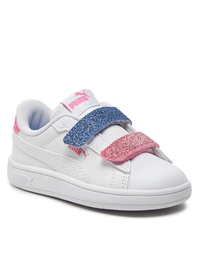 Puma Superge Smash 3.0 L Glitter Velcro V Inf 395610-01 Bela