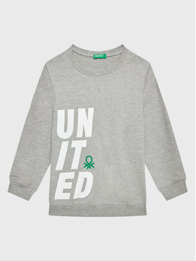 United Colors Of Benetton United Colors Of Benetton Majica dugih rukava 3JLXC107Q Siva Regular Fit