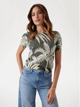 Guess Guess Top 176889 Zielony Classic Fit