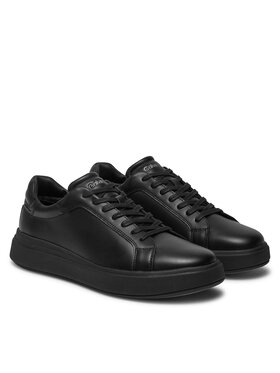 Calvin Klein Superge Low Top Lace Up Lth HM0HM01016 Črna