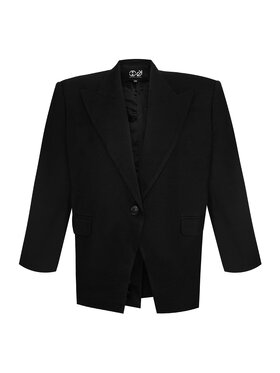 Magda Matyja Magda Matyja Marynarka VIVIANA BLAZER Czarny V-Neck Fit