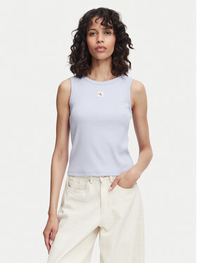 Calvin Klein Jeans Calvin Klein Jeans Top LV047C201G Svetlo modrá Slim Fit
