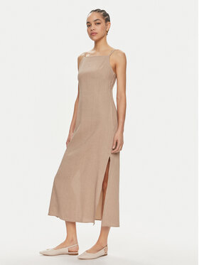 Marella Marella Sommerkleid Kabala 2413221015 Beige Regular Fit