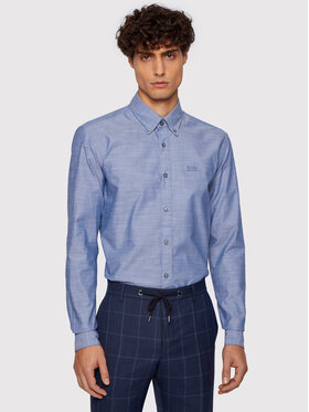 BOSS Boss Cămașă Rod_53E 50447478 Albastru Slim Fit
