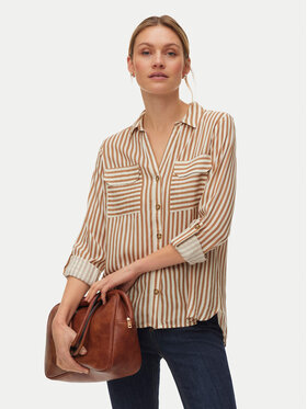 Vero Moda Vero Moda Košeľa Bumpy 10275283 Béžová Regular Fit