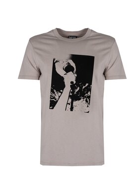 Diesel Diesel T-Shirt A038130QCAH Μπεζ Regular Fit