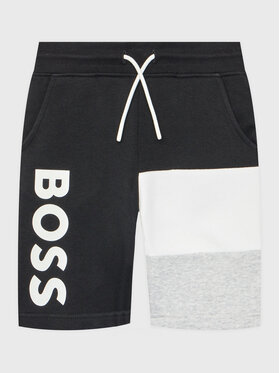 BOSS Boss Спортни шорти J24826 S Черен Regular Fit