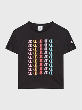 Champion Champion Футболка 404618 Чорний Regular Fit