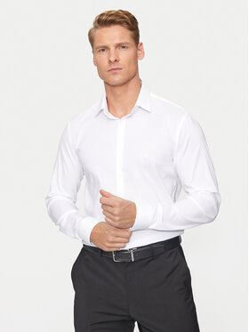 Calvin Klein Calvin Klein Cămașă K10K113182 Alb Slim Fit