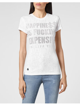 PHILIPP PLEIN PHILIPP PLEIN Tričko 10401 Biela Regular Fit