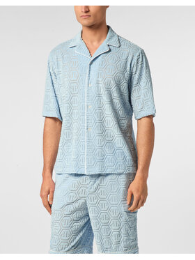 PHILIPP PLEIN PHILIPP PLEIN Koszula 24349 Niebieski jasny Regular Fit