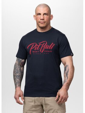 PITBULL PITBULL T-Shirt EL JEFFE Granatowy Regular Fit