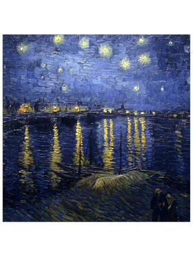 Artopweb Artopweb Dekoracja ścienna Starry Night Over the Rhone Kolorowy