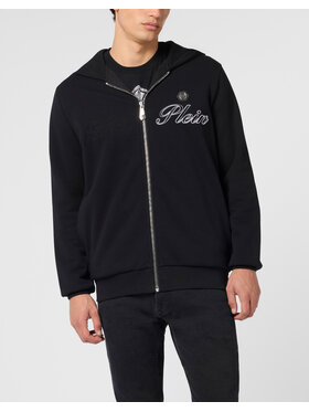 PHILIPP PLEIN PHILIPP PLEIN Bluza 29889 Czarny Athletic Fit