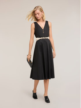 Motivi Motivi Vestito da giorno 7095Q003528N033 Nero A-Line Fit